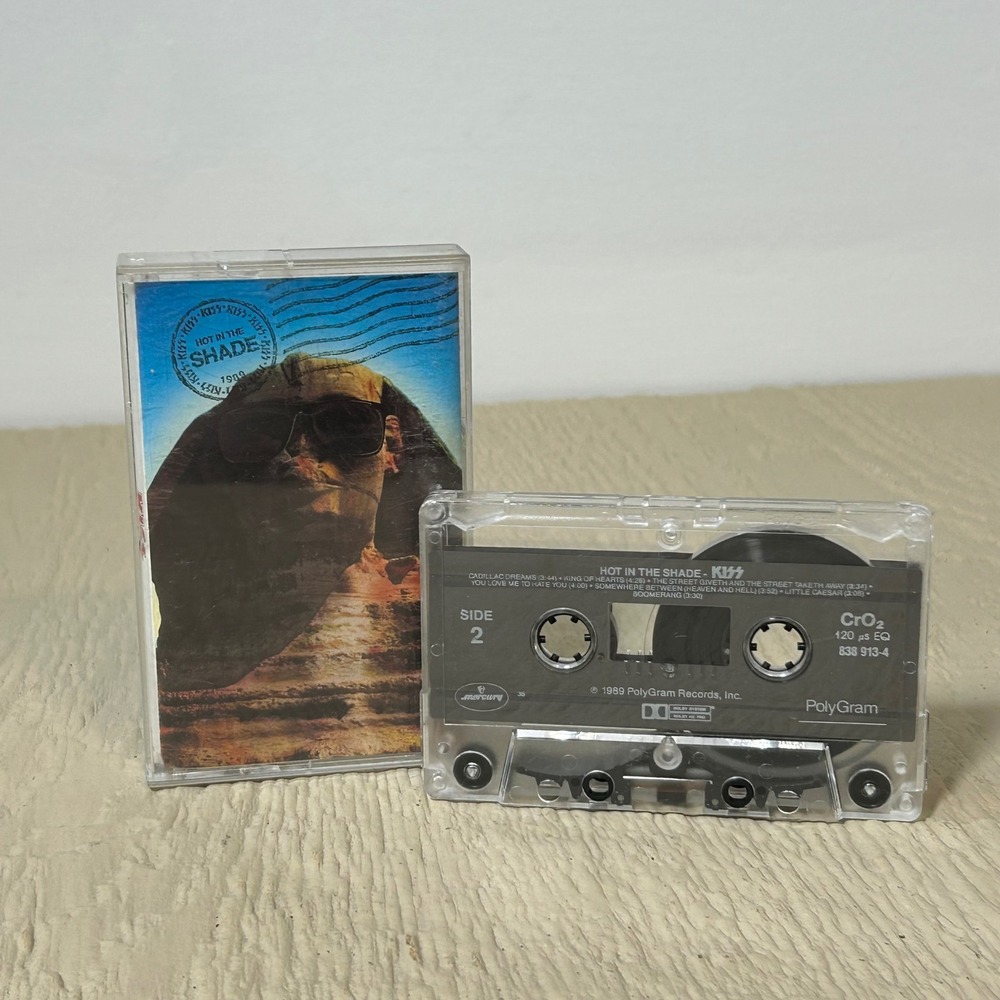 KISS Cassette Tape Hot in the Shade 1989  Hard‎ Rock - Picture 5 of 6